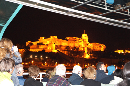 Nightcruise on the Danube (Donau)-Royal Palace